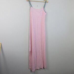 Pitusa Tank Maxi Dress Women Standard PInk Pima Cotton Modal Beach Coverup 192